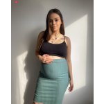 Tummy těhotenská sukně aqua – Zboží Dáma