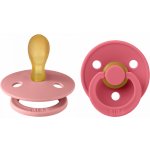 Bibs Colour dudlíky přírodní kaučuk 2ks Dusty Pink / Coral – Zboží Dáma