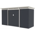 G21 Zahradní domek GRAH 483 - 340 x 142 cm, antracitový – Hledejceny.cz