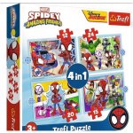 TREFL Spidey a jeho úžasní přátelé 4v1 12,15,20,24 dílků – Hledejceny.cz