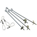 Ocelové kotvy pro plachtové přístřešky – ShelterLogic 69 cm, 4 ks – Zboží Mobilmania