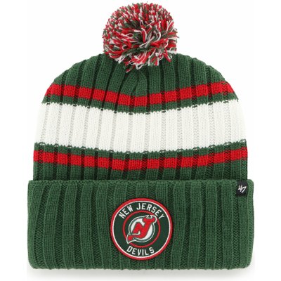 47 Brand pánská zimní čepice New Jersey Devils Plateau ’47 Cuff Knit – Sleviste.cz