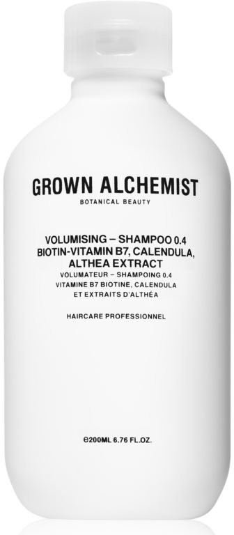 Grown Alchemist šampon na vlasy Volumising Shampoo 0.4: Biotin-Vitamin B7 Calendula Althea 200 ml