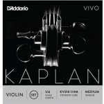 D'Addario Kaplan Vivo Violin String Set 1/4 Scale Medium Tension