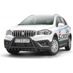 Ochranný rám "A" s příčkou a nápravnicí ČERNÝ - Suzuki SX4 S-Cross 2016 - 2021