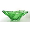 Aurum Crystal Bohemia Platnica mísa zelená 330 mm