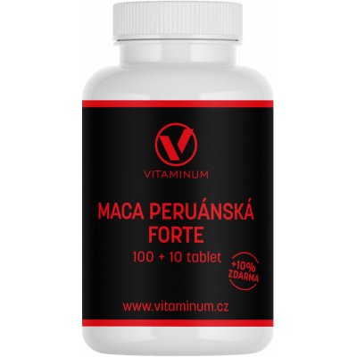 Vitaminum Maca Peruánská FORTE 250 mg 110 tablet – Hledejceny.cz