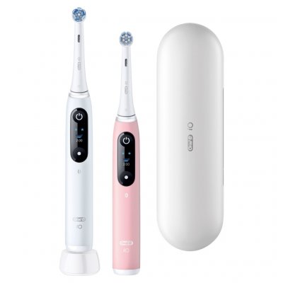 Oral-B iO Series 6 Duo White/Pink Sand – Sleviste.cz