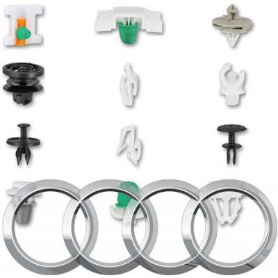 Pro-Tech shop Plastové spojovací kolíky a příchytky 160ks AUDI profi Asta A-TC015 10460 – Hledejceny.cz