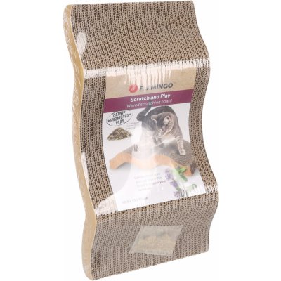 Škrabadlo Flamingo Mawimbi Wave kartonové 40,5 x 20 x 7,5 cm – Zboží Mobilmania