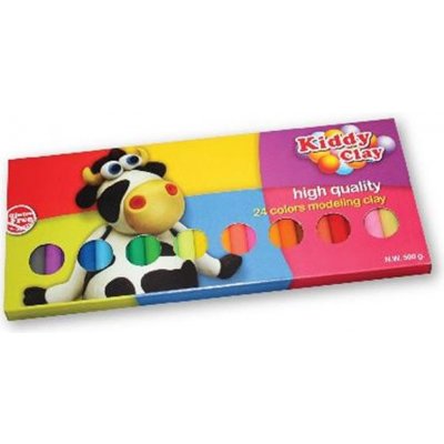 Teddies Modelína/Plastelína NARA 500g 24 barev – Zbozi.Blesk.cz