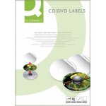 Q-Connect Etikety na CD/DVD Q-C, 117 mm, 2 x 25ks, bílé – Zboží Dáma