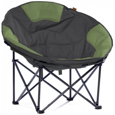 SKANDIKA Kempingová židle Moonchair Deluxe XXL skládací ŠEDÁ – Hledejceny.cz