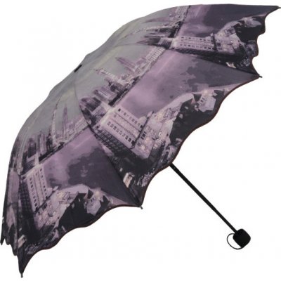 Stylový deštník Traveler fialový – Zboží Mobilmania