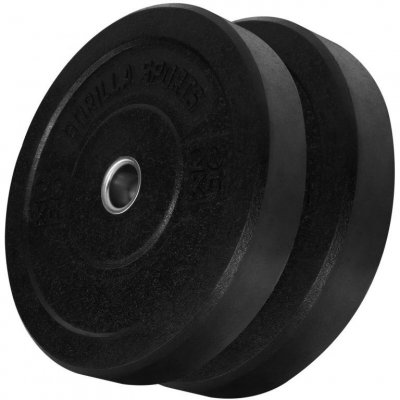 Gorilla Sports ocelové kotouče s pryžovým potahem 2 x 20 kg 50/51 mm – Hledejceny.cz