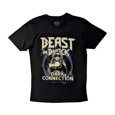 Beast In Black Unisex T-shirt: Dark Connection Girl back Print
