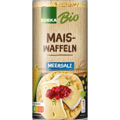 Edeka Bio kukuřičné chlebíčky s mořskou solí 110 g – Zbozi.Blesk.cz