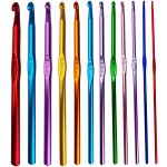 Pro Háčkování Sada kovových háčků vel. 2 - 8 mm, 12 ks – Zboží Dáma