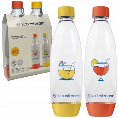 Sodastream Fuse Twinpack Orange/Yellow 1 l – Zboží Dáma