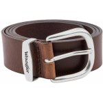 Wrangler kožený opasek 112352692 EASY BELT Brown – Zboží Dáma