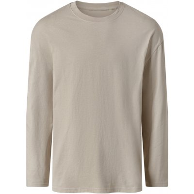 Esmara Men pánské triko s dlouhými rukávy béžová – Zboží Dáma