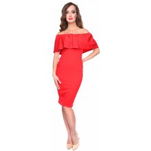 Carmen bavlněné šaty červené