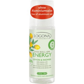 Logona Energy Citron a zázvor roll-on 50 ml