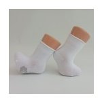 Kojenecké ponožky JŮLINKA ruličkový lem Bílá – Sleviste.cz