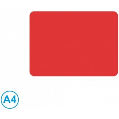 Podložka modelovací A4 červená
