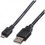 Roline 11.02.8752 USB 2.0, USB A(M) - microUSB B(M), 1,8m, černý – Hledejceny.cz