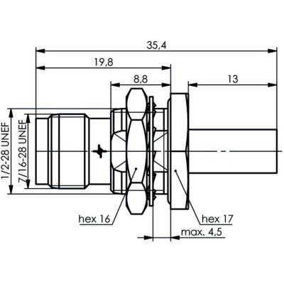 Telegärtner J01011A0075 100023783 TNC konektor spojka, rovná 1 ks – Hledejceny.cz