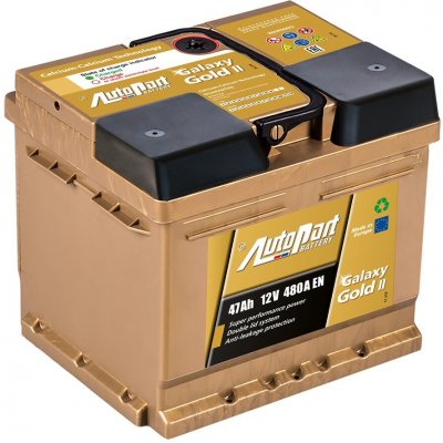 AutoPart Galaxy Gold II 12V 47Ah 480A – Hledejceny.cz