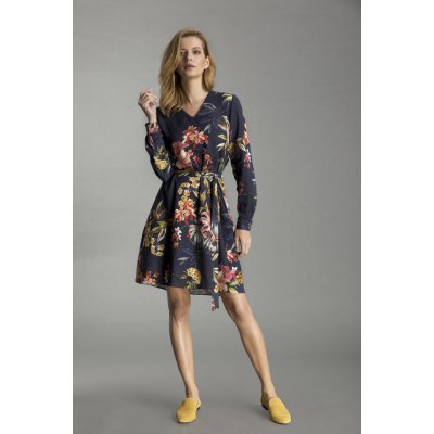 Benedict Harper šaty Květiny Nicole Námořnická modř – Zboží Mobilmania