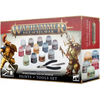 GW Warhammer Age of Sigmar: Paints + Tools 2021 – Hledejceny.cz