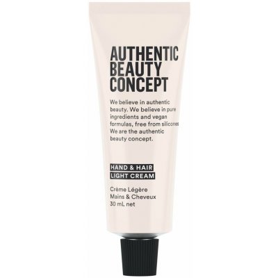 Authentic Beauty Concept Hand & Hair Light Cream 30 ml – Hledejceny.cz