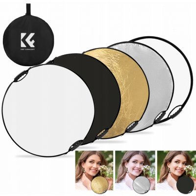 Odrazná deska K&F Concept 5v1 kulatá 80 cm s držadlem – Zboží Živě