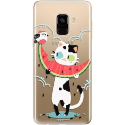 iSaprio Cat with melon Samsung Galaxy A8 2018