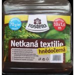 Neotex netkaná textilie Rosteto hnědočerná 1,6 x 10 m 70 g/m² – Hledejceny.cz