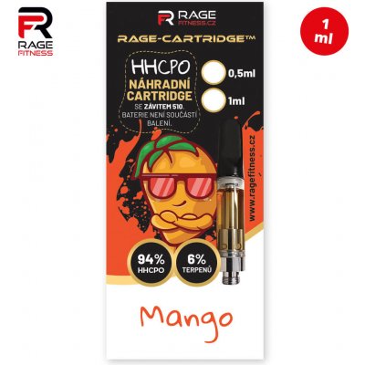 RageFitness cartridge 1ml HHCPO 94% Bubble Gum