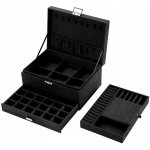 Soulima 22262 šperkovnice organizér na bižuterii černá – Zboží Mobilmania