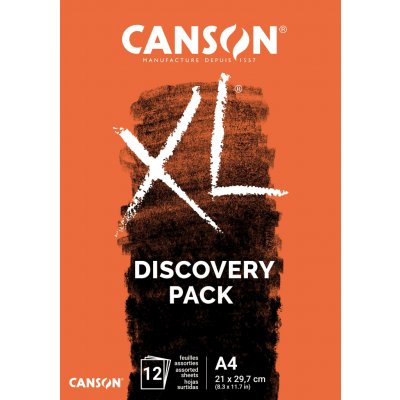 Canson XL Discovery Pack Dessin & Croquis A4 12 listů – Sleviste.cz
