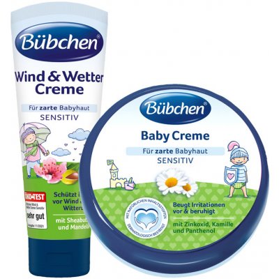 BÜBCHEN Sada krémů Baby 150 ml+ Baby do každého počasí 75 ml