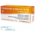 Biomedica Pyridoxin 20 mg 30 tablet – Hledejceny.cz