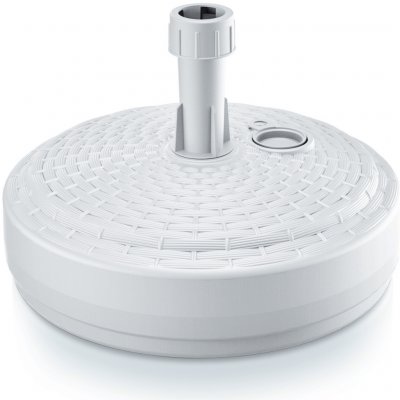 Prosperplast 344036 bílý kulatý plastový ratanový 39 cm – Zboží Dáma