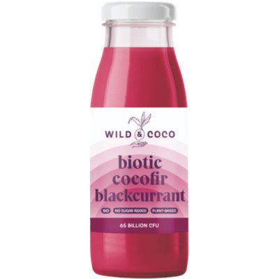 Wild & Coco Biotic cocofir Černý Rybíz Bio 250 ml – Zboží Dáma