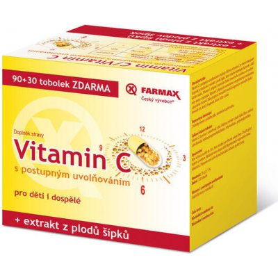 Neuraxpharm Bohemia Vitamin C s postupným uvolňováním 120 tobolek – Hledejceny.cz