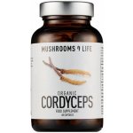 Mushrooms4 Life BIO HOUBY KOMPLEX REISHI Cordyceps A MAITAKE 60 KAPSLÍ – Hledejceny.cz
