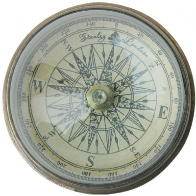 SEA CLUB Kompas starožitný se skleněnou kopulí – Zboží Mobilmania
