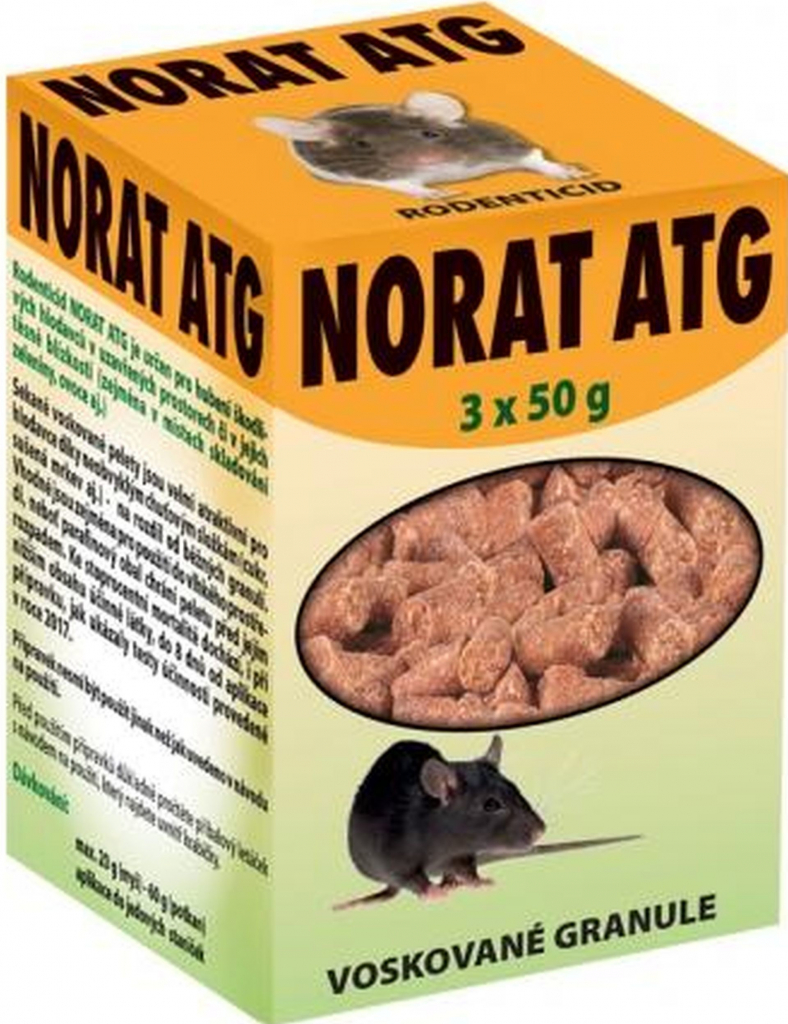 Rodenticid NORAT ATG 3x50g