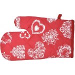 Forbyt Vánoční kuchyňská chňapka Srdce na červeném 20437 1 ks 18 x 28 cm – Zbozi.Blesk.cz